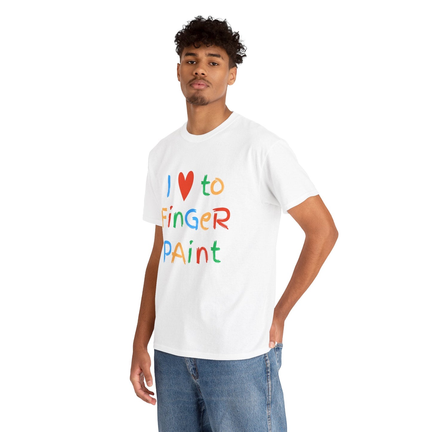 " I love to finger paint" Unisex shirt