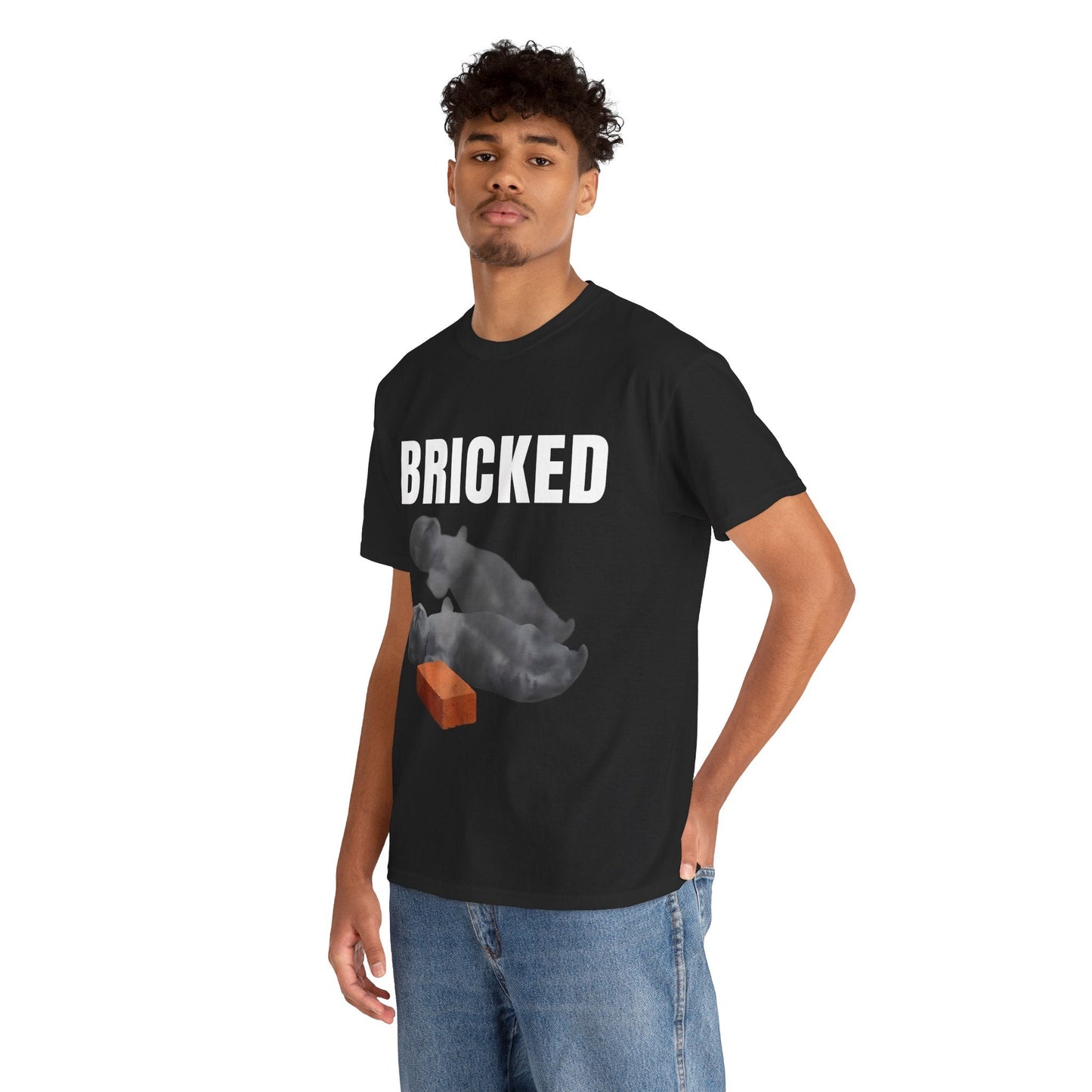 Bricked funny cat shirt
